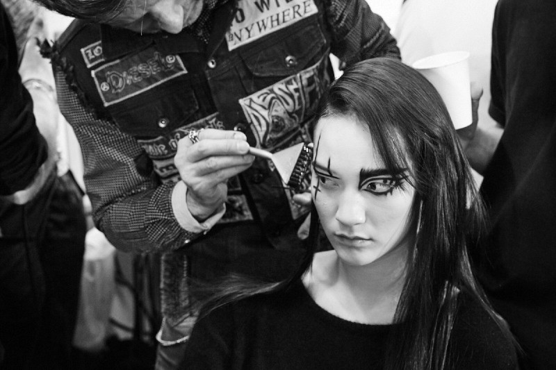 PFW AW15 - Yohji Yamamoto backstage - Ambra Vernuccio - The Upcoming - 38