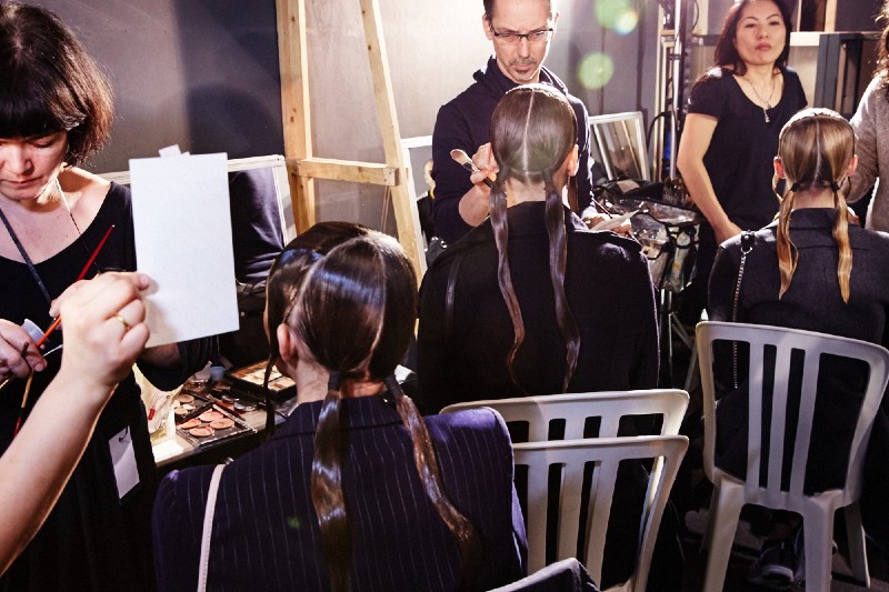 PFW AW15 - Yohji Yamamoto backstage - Ambra Vernuccio - The Upcoming - 39