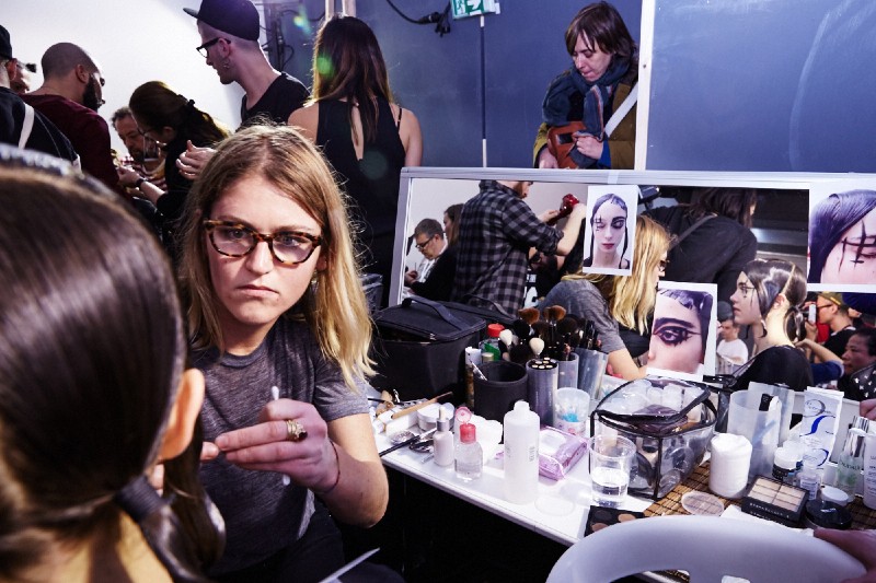 PFW AW15 - Yohji Yamamoto backstage - Ambra Vernuccio - The Upcoming - 42