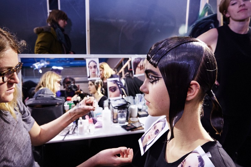 PFW AW15 - Yohji Yamamoto backstage - Ambra Vernuccio - The Upcoming - 43