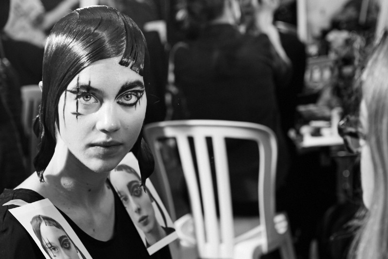 PFW AW15 - Yohji Yamamoto backstage - Ambra Vernuccio - The Upcoming - 44
