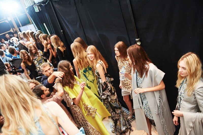 LFW SS16 - Antonio Berardi backstage - Ambra Vernuccio - The Upcoming - 14