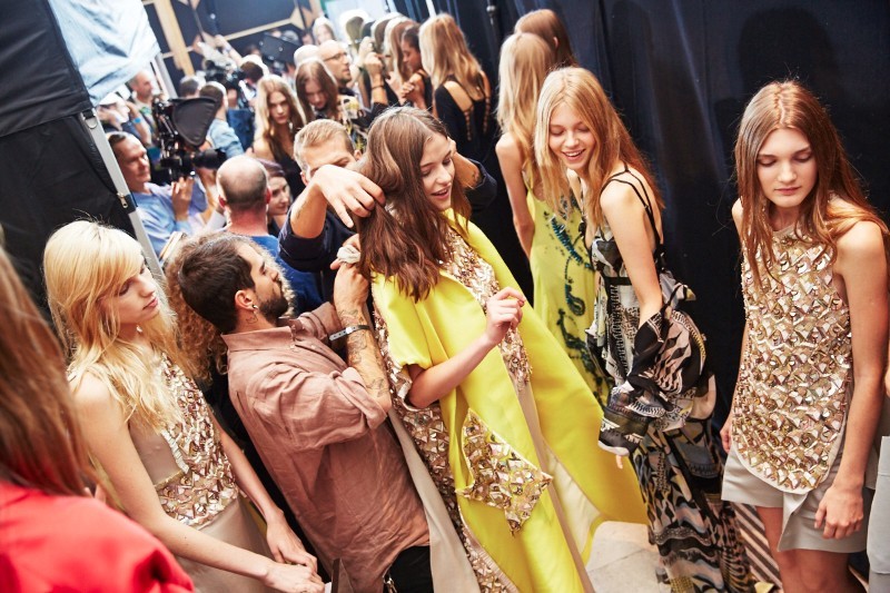 LFW SS16 - Antonio Berardi backstage - Ambra Vernuccio - The Upcoming - 15