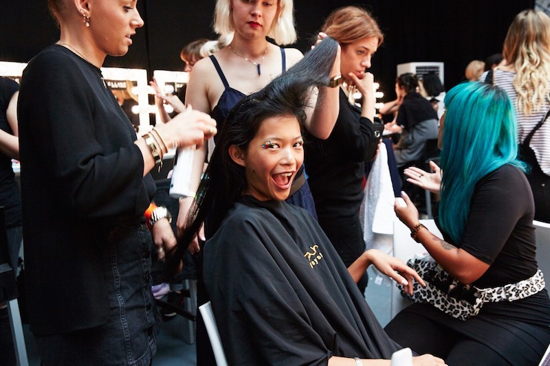 LFW SS16 - Ashish backstage - Ambra Vernuccio - The Upcoming - 1
