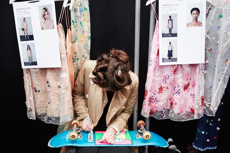 LFW SS16 - Ashish backstage - Ambra Vernuccio - The Upcoming - 15