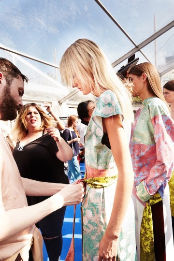 LFW SS16 - Jonathan Saunders backstage - Ambra Vernuccio - The Upcoming - 35
