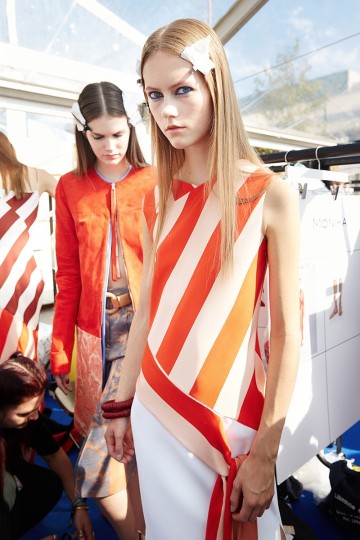 LFW SS16 - Jonathan Saunders backstage - Ambra Vernuccio - The Upcoming - 7