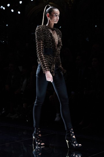 PFW SS16 - Balmain - Ambra Vernuccio - The Upcoming21