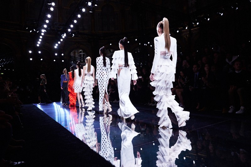 PFW SS16 - Balmain - Ambra Vernuccio - The Upcoming80