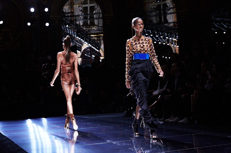 PFW SS16 - Balmain - Ambra Vernuccio - The Upcoming9