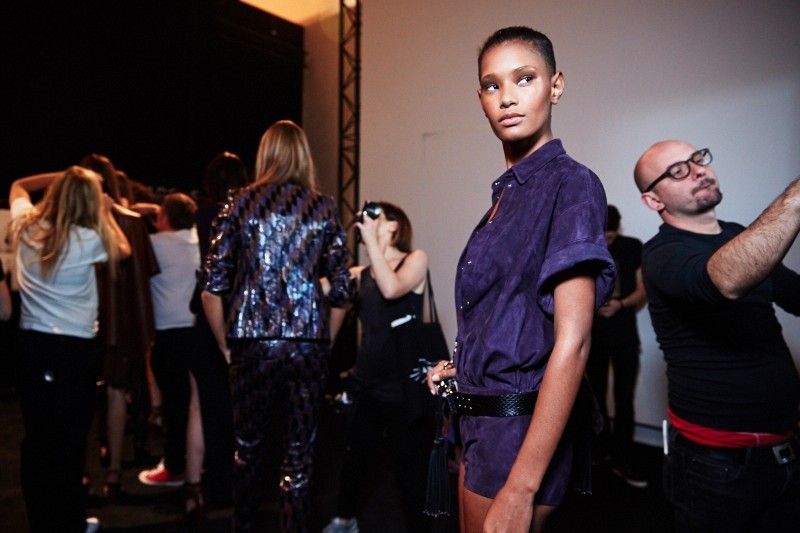PFW SS16 - Barbara Bui backstage - Ambra Vernuccio - The Upcoming - 45