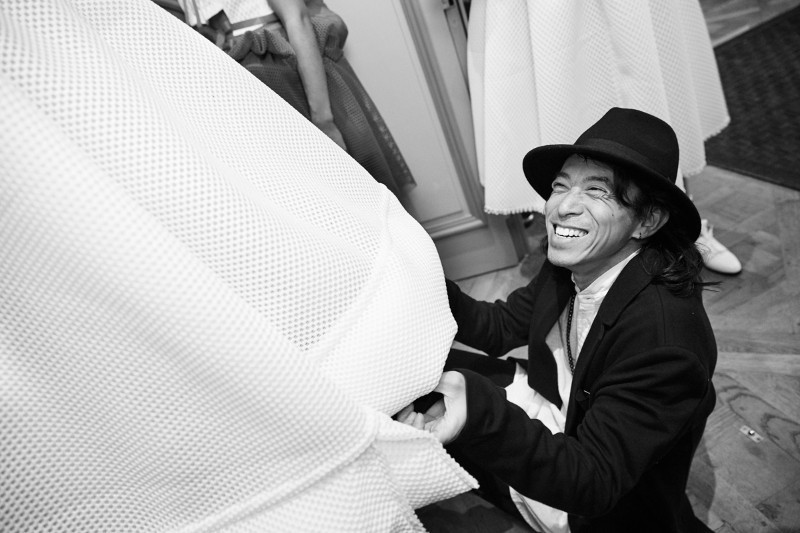Bowie Wong presents SS16 collection at Paris Haute Couture