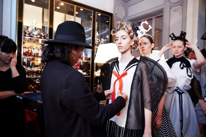 Bowie Wong presents SS16 collection at Paris Haute Couture