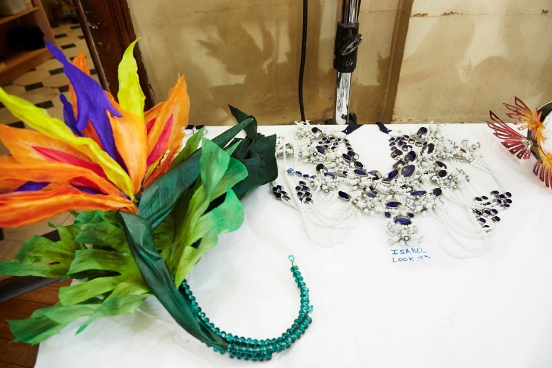 Julien Fournie presents 'Premiere Paradise' SS16 at Paris Haute Couture week.