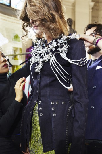 Julien Fournie presents 'Premiere Paradise' SS16 at Paris Haute Couture week.