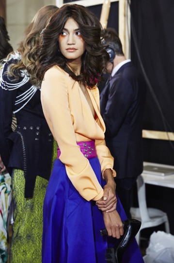 Julien Fournie presents 'Premiere Paradise' SS16 at Paris Haute Couture week.