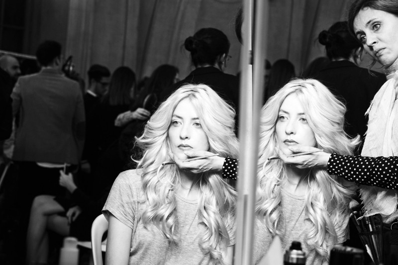 Julien Fournie presents 'Premiere Paradise' SS16 at Paris Haute Couture week.