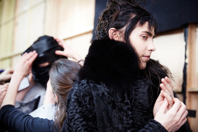 LFW AW16 - AF Vandervorst backstage - Ambra Vernuccio - 24