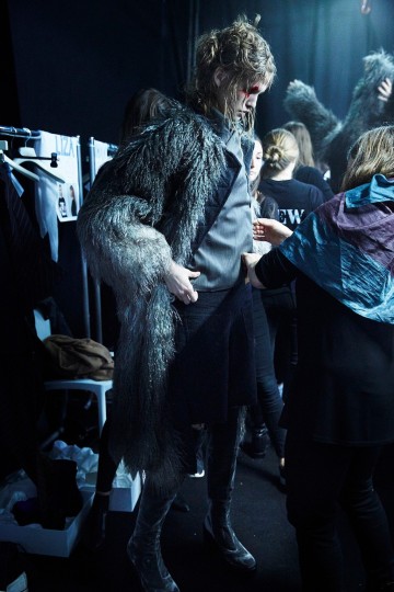 LFW AW16 - AF Vandervorst backstage - Ambra Vernuccio - 30