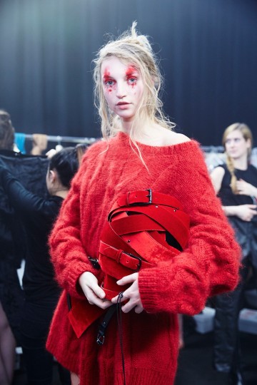 LFW AW16 - AF Vandervorst backstage - Ambra Vernuccio - 37