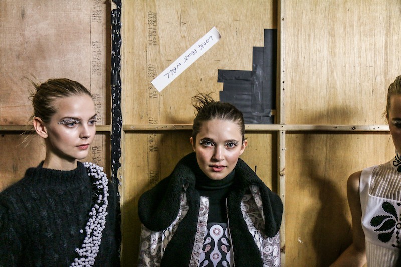 LFW AW16 - Holly Fulton backstage - Filippo L'Astorina - The Upcoming-34