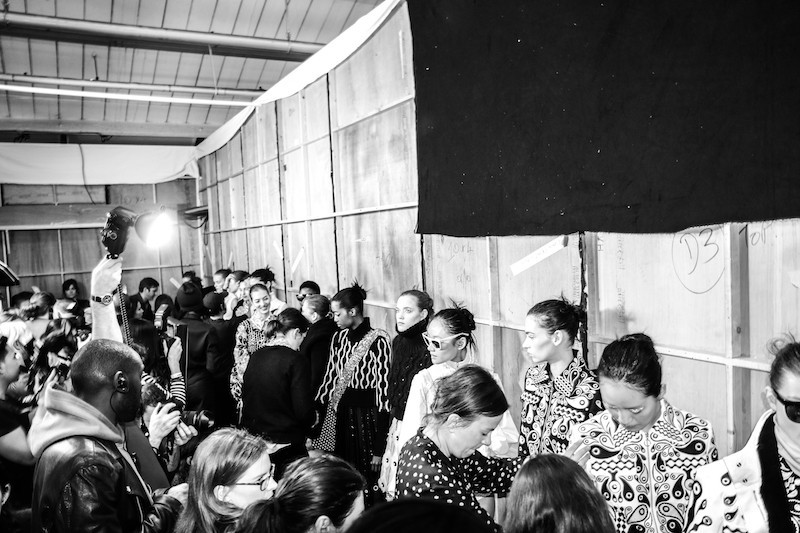 LFW AW16 - Holly Fulton backstage - Filippo L'Astorina - The Upcoming-46
