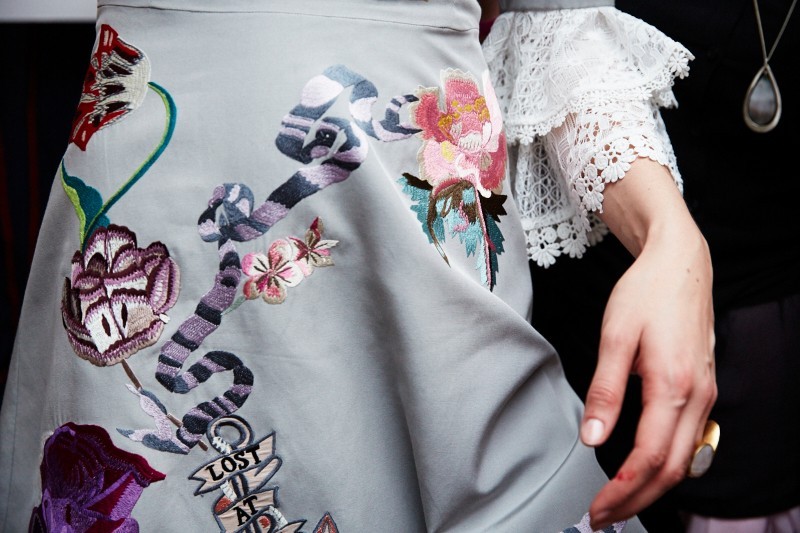 LFW AW16 - Temperley backstage - Ambra Vernuccio - The Upcoming - 12