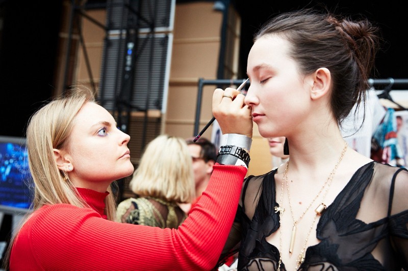 LFW AW16 - Temperley backstage - Ambra Vernuccio - The Upcoming - 15