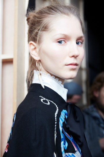 LFW AW16 - Temperley backstage - Ambra Vernuccio - The Upcoming - 24