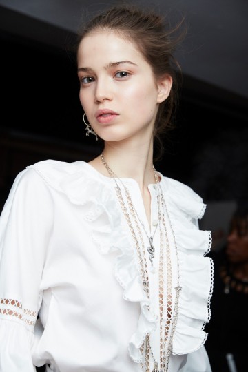 LFW AW16 - Temperley backstage - Ambra Vernuccio - The Upcoming - 4