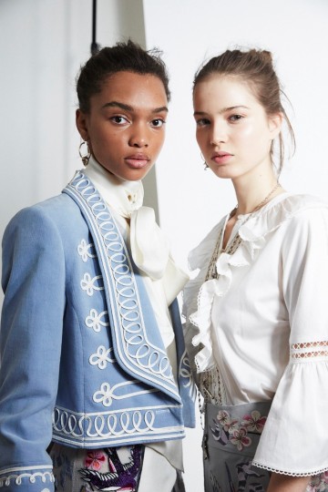 LFW AW16 - Temperley backstage - Ambra Vernuccio - The Upcoming - 5