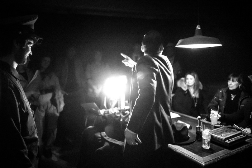 Secret Cinema Dr Strangelove - Hanson Leatherby, Will Cooper, Al Overdrive, Camilla Greenwell16