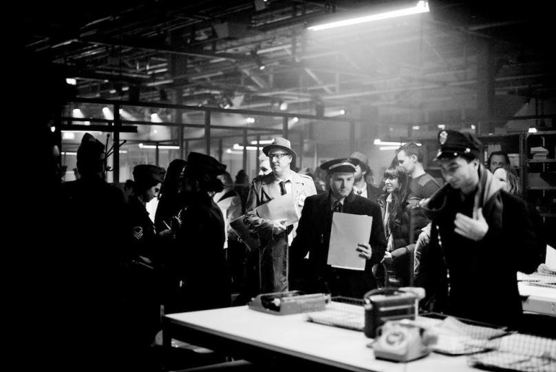 Secret Cinema Dr Strangelove - Hanson Leatherby, Will Cooper, Al Overdrive, Camilla Greenwell18