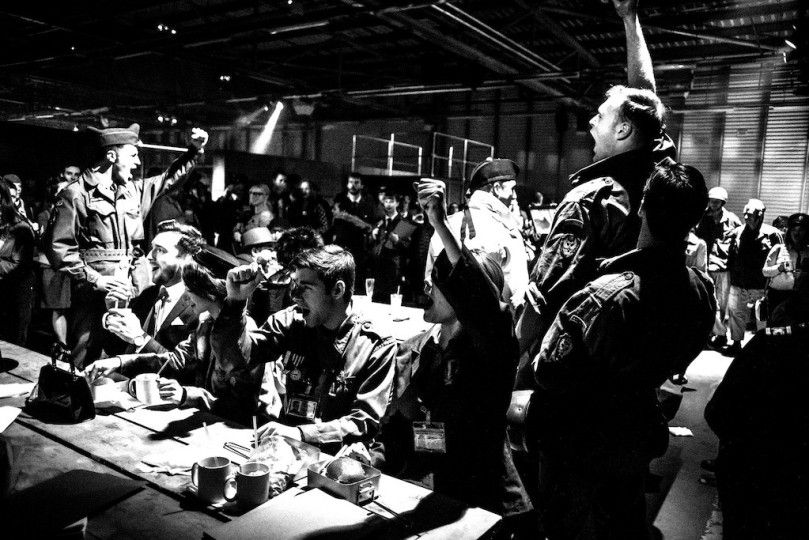 Secret Cinema Dr Strangelove - Hanson Leatherby, Will Cooper, Al Overdrive, Camilla Greenwell45