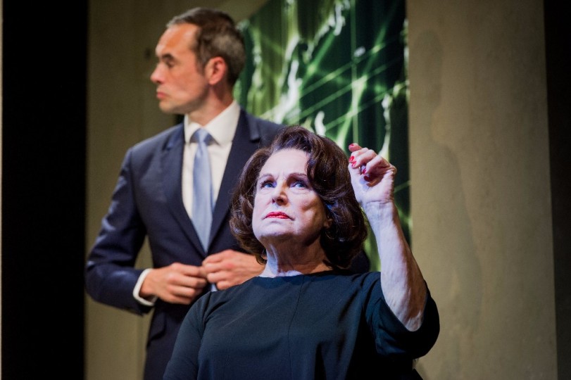 A View from Islington North - Out of Joint - Arts Theatre - 18 May 20165 Political Satires by Alistair Beaton, Caryl Churchill, David Hare, Mark Ravenhill and Stella FeehilyDirector - Max Stafford-ClarkSet Designer - Tim ShorthallLighting Designer -