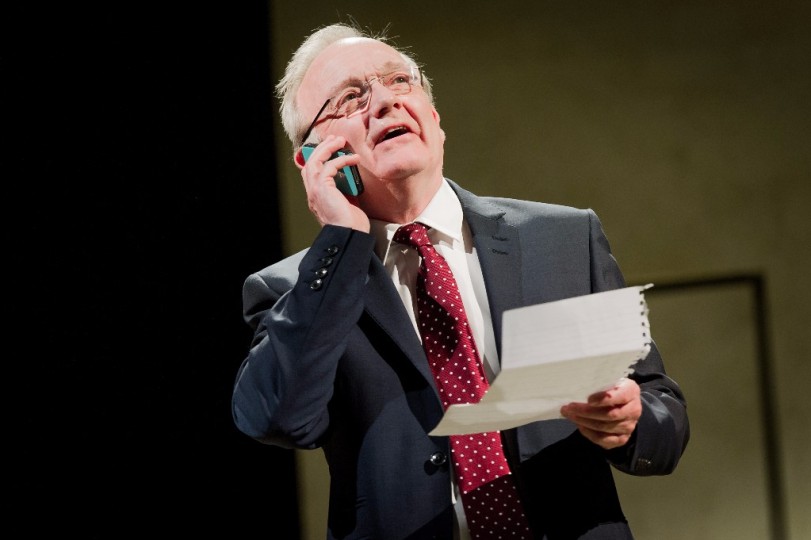 A View from Islington North - Out of Joint - Arts Theatre - 18 May 20165 Political Satires by Alistair Beaton, Caryl Churchill, David Hare, Mark Ravenhill and Stella FeehilyDirector - Max Stafford-ClarkSet Designer - Tim ShorthallLighting Designer -