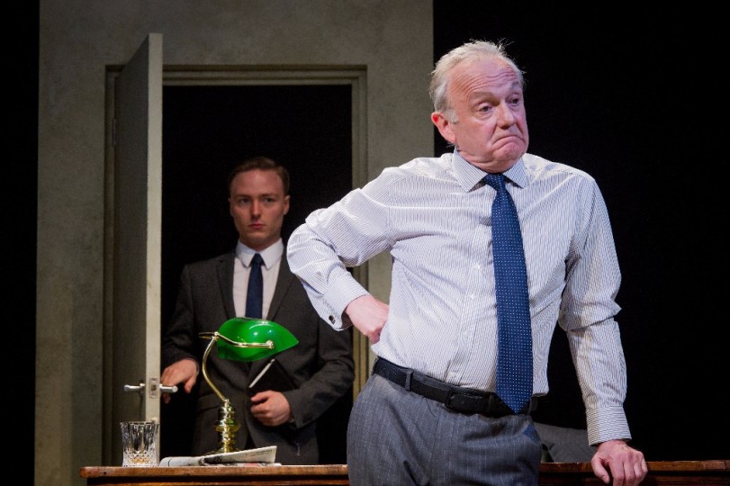A View from Islington North - Out of Joint - Arts Theatre - 18 May 20165 Political Satires by Alistair Beaton, Caryl Churchill, David Hare, Mark Ravenhill and Stella FeehilyDirector - Max Stafford-ClarkSet Designer - Tim ShorthallLighting Designer -