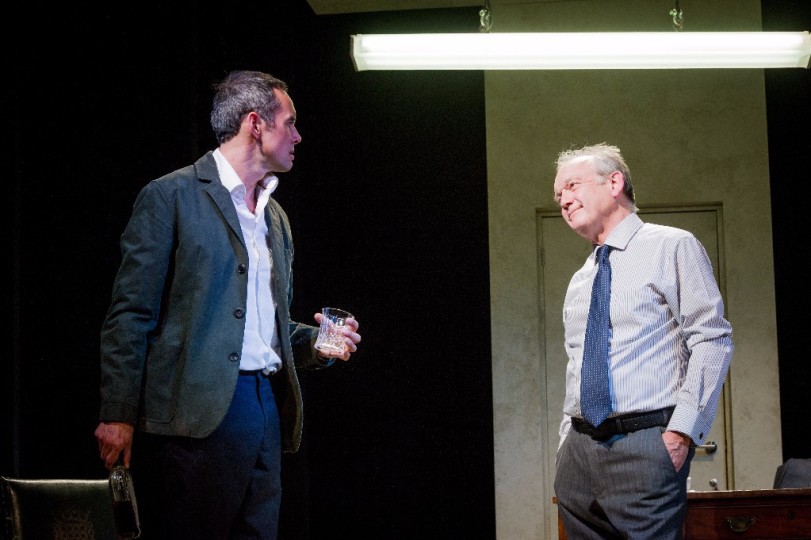 A View from Islington North - Out of Joint - Arts Theatre - 18 May 20165 Political Satires by Alistair Beaton, Caryl Churchill, David Hare, Mark Ravenhill and Stella FeehilyDirector - Max Stafford-ClarkSet Designer - Tim ShorthallLighting Designer -