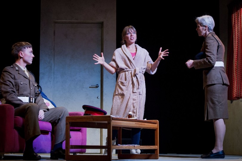 A View from Islington North - Out of Joint - Arts Theatre - 18 May 20165 Political Satires by Alistair Beaton, Caryl Churchill, David Hare, Mark Ravenhill and Stella FeehilyDirector - Max Stafford-ClarkSet Designer - Tim ShorthallLighting Designer -