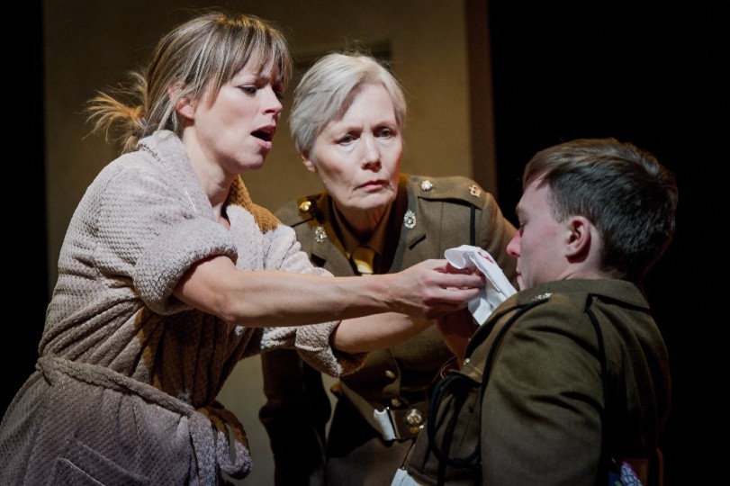 A View from Islington North - Out of Joint - Arts Theatre - 18 May 20165 Political Satires by Alistair Beaton, Caryl Churchill, David Hare, Mark Ravenhill and Stella FeehilyDirector - Max Stafford-ClarkSet Designer - Tim ShorthallLighting Designer -