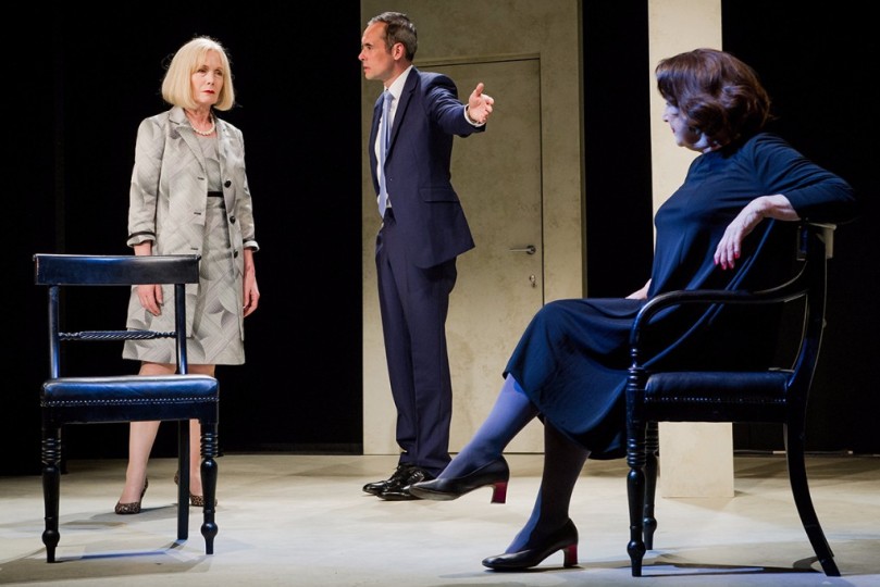 A View from Islington North - Out of Joint - Arts Theatre - 18 May 20165 Political Satires by Alistair Beaton, Caryl Churchill, David Hare, Mark Ravenhill and Stella FeehilyDirector - Max Stafford-ClarkSet Designer - Tim ShorthallLighting Designer -