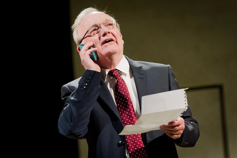 A View from Islington North - Out of Joint - Arts Theatre - 18 May 20165 Political Satires by Alistair Beaton, Caryl Churchill, David Hare, Mark Ravenhill and Stella FeehilyDirector - Max Stafford-ClarkSet Designer - Tim ShorthallLighting Designer -