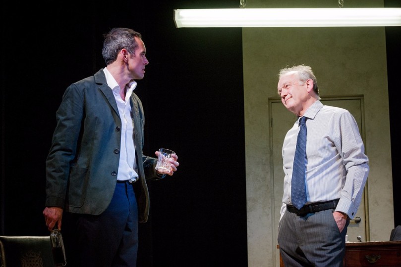 A View from Islington North - Out of Joint - Arts Theatre - 18 May 20165 Political Satires by Alistair Beaton, Caryl Churchill, David Hare, Mark Ravenhill and Stella FeehilyDirector - Max Stafford-ClarkSet Designer - Tim ShorthallLighting Designer -