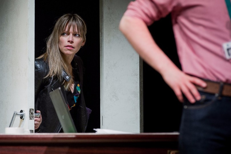 A View from Islington North - Out of Joint - Arts Theatre - 18 May 20165 Political Satires by Alistair Beaton, Caryl Churchill, David Hare, Mark Ravenhill and Stella FeehilyDirector - Max Stafford-ClarkSet Designer - Tim ShorthallLighting Designer -