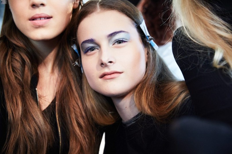 LFW AW17 - Central Saint Martin backstage - Ambra Vernuccio - The Upcoming - 04