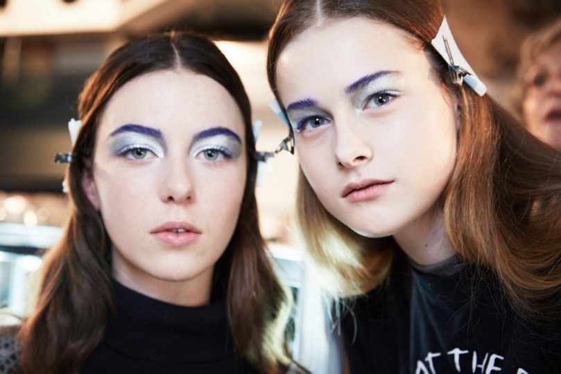 LFW AW17 - Central Saint Martin backstage - Ambra Vernuccio - The Upcoming - 05