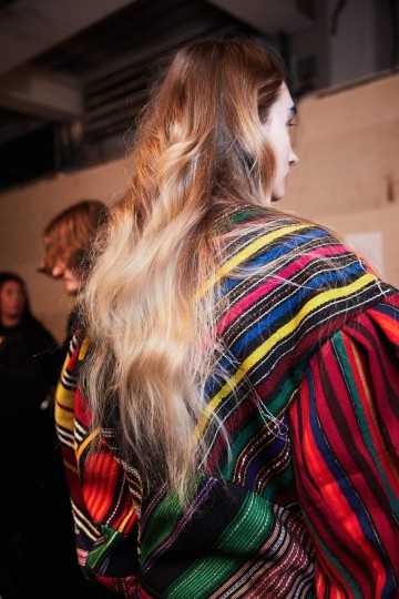 LFW AW17 - Central Saint Martin backstage - Ambra Vernuccio - The Upcoming - 11