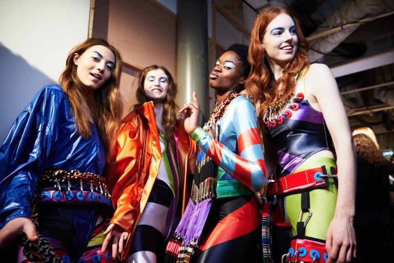 LFW AW17 - Central Saint Martin backstage - Ambra Vernuccio - The Upcoming - 17