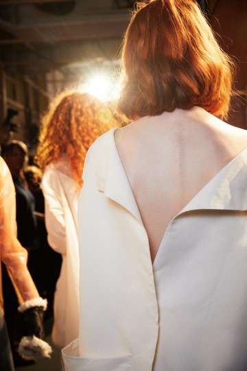 LFW AW17 - Central Saint Martin backstage - Ambra Vernuccio - The Upcoming - 19