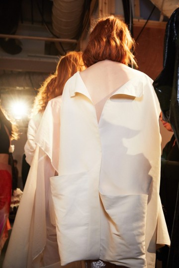 LFW AW17 - Central Saint Martin backstage - Ambra Vernuccio - The Upcoming - 20